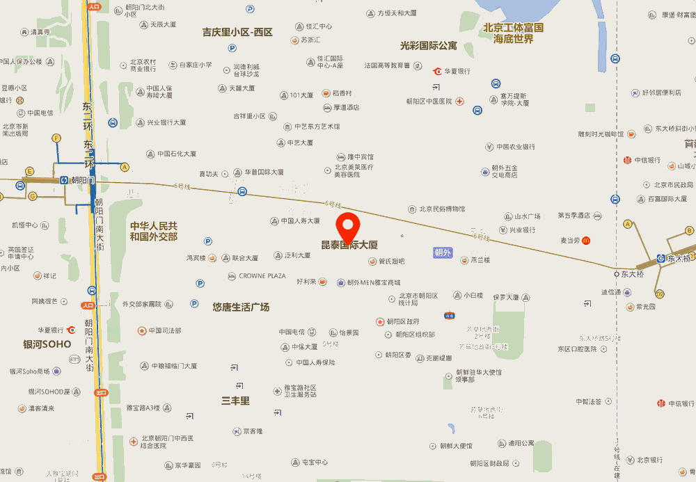 昆泰国际大厦位置地图